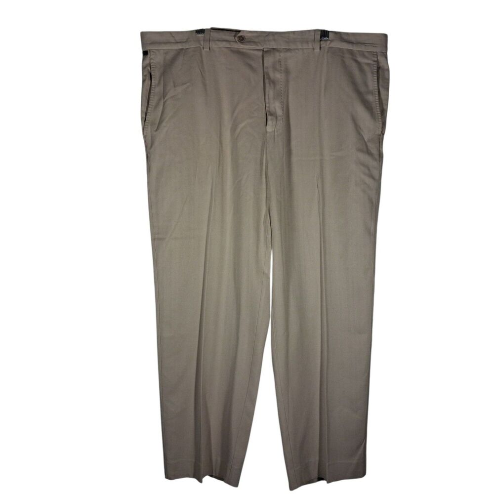 Tommy Bahama pants mens 42x30 ivory silk blend hawaiian relaxed fit flat front